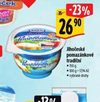 Albert Jihočeské pomazánkové tradiční nabídka
