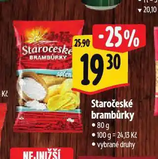 Albert Staročeské brambůrky nabídka