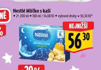 Albert Nestlé mlíčko s kaší nabídka