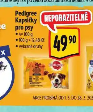 Albert Pedigree kapsičky pro psy nabídka
