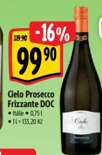 Albert Cielo Prosecco Frizzante DOC 0.75L nabídka