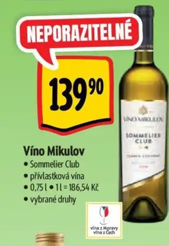 Albert Víno Mikulov 0.75L nabídka