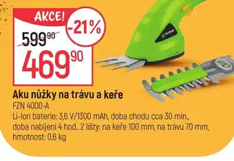 Globus Aku nůžky na trávu a keře nabídka