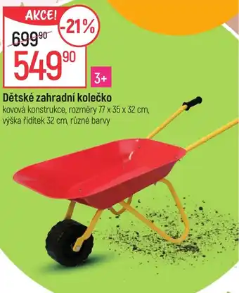 Dětské zahradní kolečko
