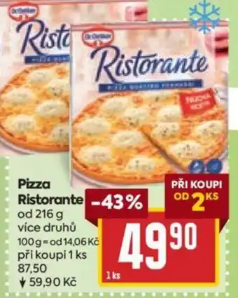 Billa Pizza Ristorante nabídka