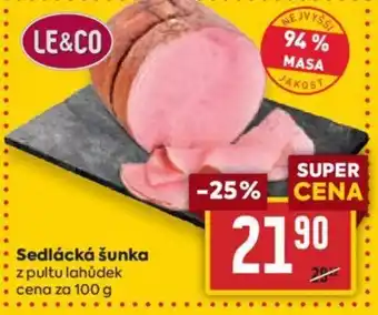 Billa Sedlácká šunka nabídka