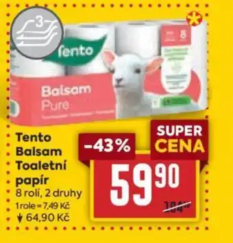 Billa Tento Balsam Toaletní papír nabídka