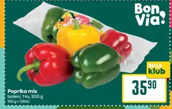 Billa Paprika mix nabídka