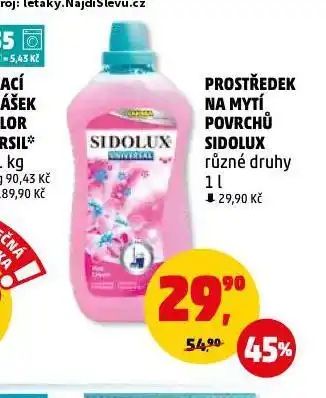 Penny Market Sidolux prostředek na mytí povrchů nabídka