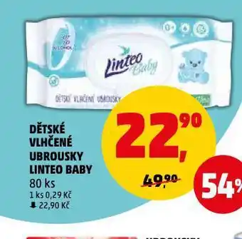 Penny Market Linteo baby dětské vlhčené ubrousky nabídka
