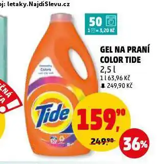 Penny Market Color tide gel na praní nabídka
