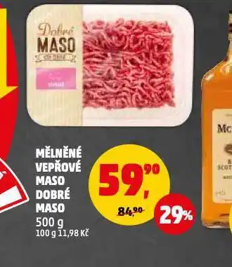 Penny Market Mělněné vepřové maso nabídka