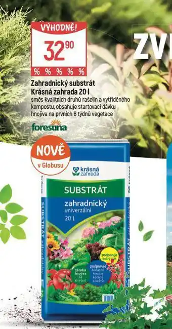 Globus Zahradnický substrát krásná zahrada nabídka