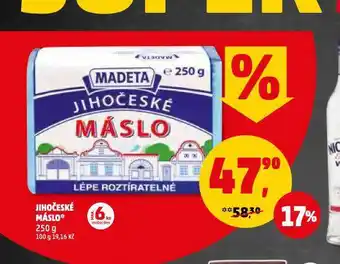 Penny Market Jihočeské máslo nabídka
