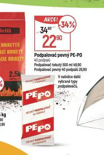 Globus Pepo pevný podpalovač nabídka