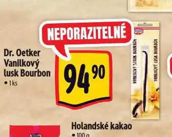 Dr. oetker vanilkový lusk