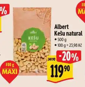 Albert Kešu natural nabídka