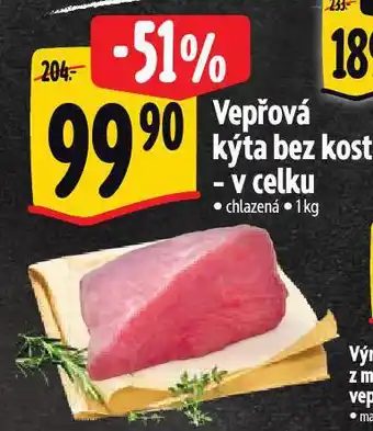 Albert Vepřová kýta bez kosti nabídka