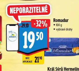 Albert Romadur nabídka