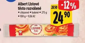 Albert Listové těsto nabídka