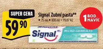 Albert Signal zubní pasta nabídka