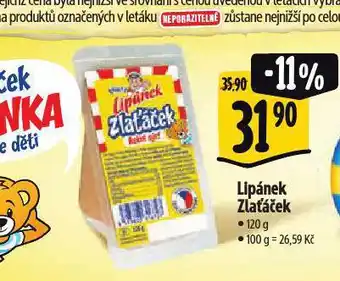Albert Lipánek zlaťáček nabídka