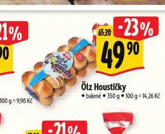 Albert Olz houstičky nabídka