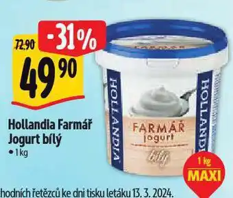 Albert Hollandia farmář jogurt nabídka
