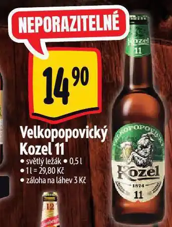 Albert Pivo velkopopovický kozel nabídka