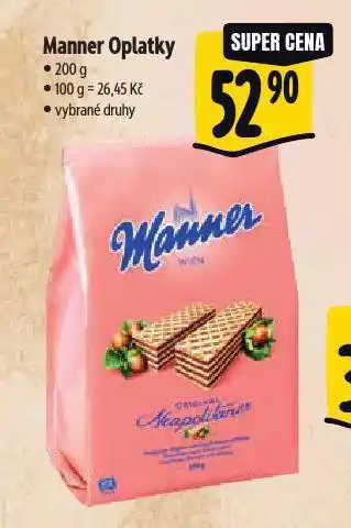 Albert Manner oplatky nabídka