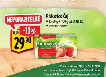 Albert Pickwick čaj nabídka