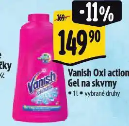 Albert Vanish oxi action odstraňovač skvrn nabídka