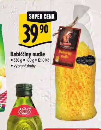 Albert Babiččiny nudle nabídka
