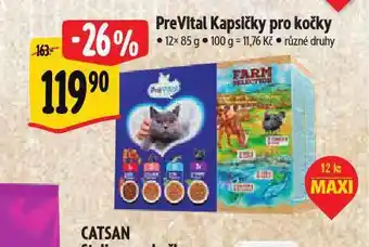 Albert Prevital kapsičky pro kočky nabídka