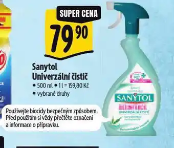 Albert Sanytol univerzální čistič nabídka