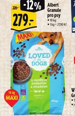 Albert Granule pro psy nabídka