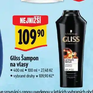 Albert Gliss šampon na vlasy nabídka