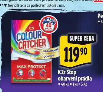 Albert K2r colour catcher stop obarvená prádla nabídka