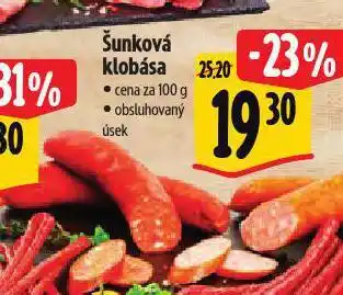 Albert Šunková klobása nabídka