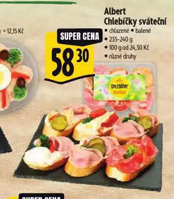 Albert Chlebíčky sváteční nabídka
