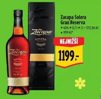 Albert Zacapa solera gran reserva nabídka
