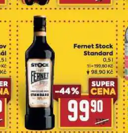 Billa Fernet stock standard nabídka