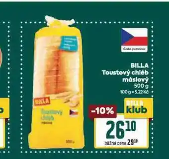 Billa Billa toustový chléb nabídka
