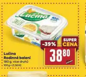 Billa Lučina rodinné balení nabídka