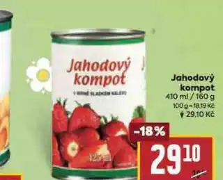 Billa Jahodový kompot nabídka