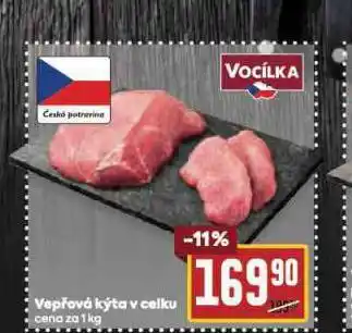 Billa Vepřová kýta nabídka
