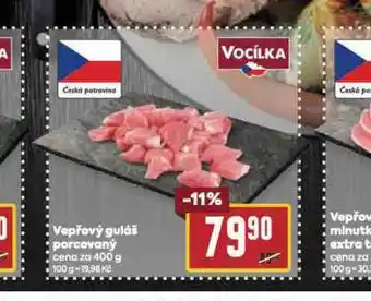 Billa Vepřový guláš porcovaný nabídka