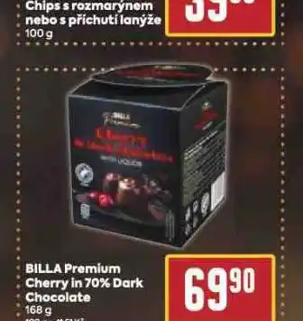 Billa Billa premium cherry in 70% dark chocolate nabídka