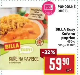 Billa BILLA Easy Kuře na paprice nabídka