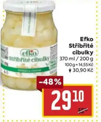 Billa Efko Stříbřité cibulky nabídka